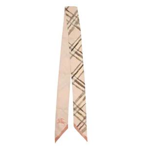 [버버리] 리버시블 체크 스키니 스카프