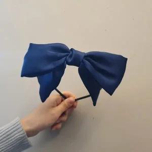 헤어 스타일링 왕리본 머리띠 네이비 (WFJY1FE)