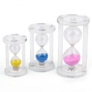디자인 선물 책상 모래시계 투명 우아한 시간 (46bwP)