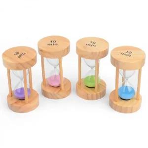 인테리어 나무 모래시계 원목 홈데코 카페 유리 (46c6y)