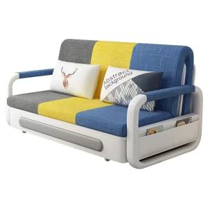 쇼파 베드 다기능 접이식 매트리스 패브릭 수납 침대 침대(폭 1.0m) - 스펀지