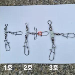 국산 쭈꾸미 채비 야광 스냅도래 T형 도래 문어 갑오징어 선상 낚시