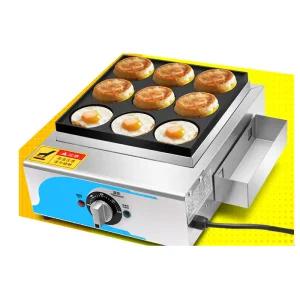 계란빵만드는기계 업소용 달걀빵 풀빵 간식 메이커 계란빵기계 - 9홀