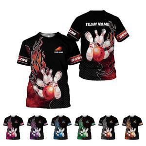 AOVL 남성용 맞춤 볼링 셔츠 볼링 셔츠 볼링 셔츠 남녀 공용 볼링 유니폼 남성용 맞춤 볼링 셔츠