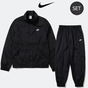 (국내매장판)나이키 클럽 우븐 트랙 수트 트레이닝복 세트