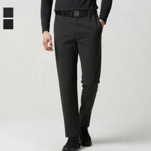 웨스트우드 남성 에센셜 본딩 원턱 팬츠_WN4MTPL527