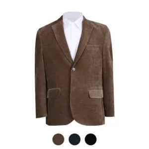 [파파브로] 부드러운 극세사 2버튼 코듀로이 콤비재킷 AR-COW-101,102,112