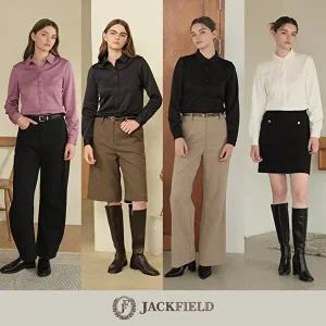 [잭필드]25FW 여성 기모 풀오픈 라이크 셔츠 4종