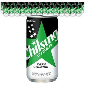 롯데 칠성사이다 제로 210ml x 30캔