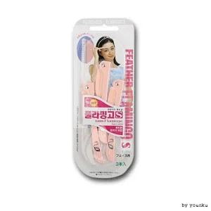 플라밍고 페더 여성용 면도기 3P -TJ 화장품 눈섭칼