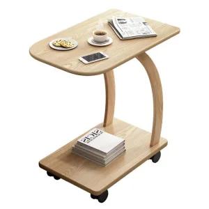 우드 바퀴달린테이블 사이드테이블 간이 트레이 협탁