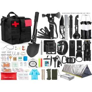 지진 생존키트 전쟁 비상 대비 야외 서바이벌 재난 구조 세트 가정용