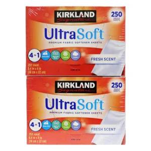 코스트코 커클랜드 종이 섬유유연제 시트형 250매 x 2개