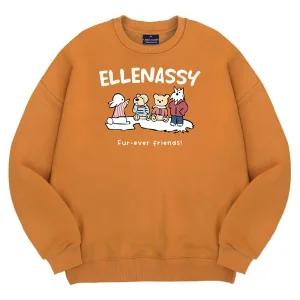 엘런아시 포에버-프렌즈 오버핏 맨투맨