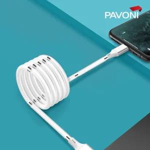 [무배]파보니 줄꼬임방지 자석케이블 (C타입) / 꼬임방지