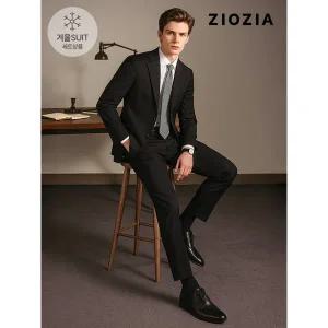 [지오지아] 데일리 블랙 미라클 정장세트 (AED4SB1201_AED4SP1201_BK)