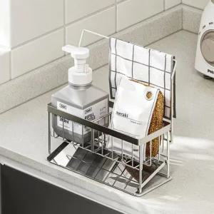 올스텐 스테인리스 싱크대 수세미 행주 거치대 걸이/거치대/받침/상부장/가정용/받침대/걸이대/진열대/씽크