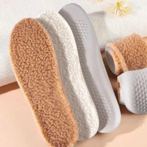 라텍스 양털 깔창 1P 겨울 보온 기능성 신발 패드