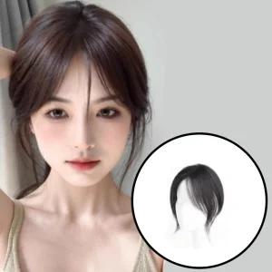 여성 정수리 부분가발 윗머리 볼륨 새치커버용 똑딱핀 인모