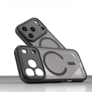 아이폰 17 에어 17Pro Pro Max 무선 충전 충격 방지 하드 뒷면 커버에 대한 고급 매트 Magsafe 마그네틱 케