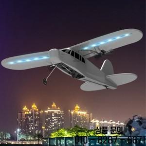 국경 2.4G TY9 RC 글라이더 LED 비행기 모델 전기 로봇 소년 드론 장난감