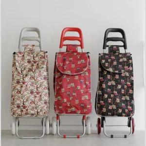 튼튼한 알루미늄 바퀴 시장바구니 핸드카트 손수레 캐리어 주부