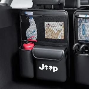 1개 자동차 트렁크 수납 가방 SUV 시트 등받이 걸이 도구 정리 수납 가방 지프 레니게이드 컴패스 체로키