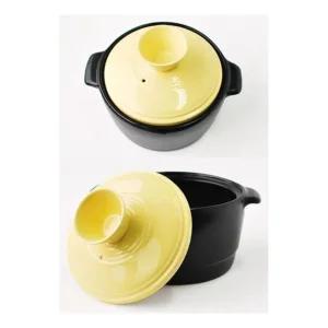 4컬러 뚝배기 찜기 옐로우 내열냄비 도자기냄비 계란찜냄비 된장찌개냄비 찌개냄비 고급냄비 찜기냄비