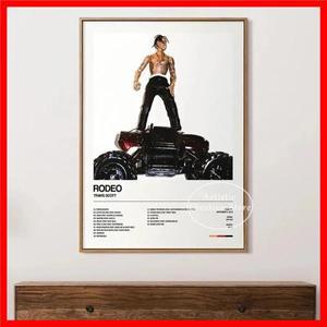 유토피아 앨범 커버 포스터 힙합 가수 스타 트래비스 스콧 인쇄 캔버스 회화 벽 그림 침실 클럽 홈 장식 팬