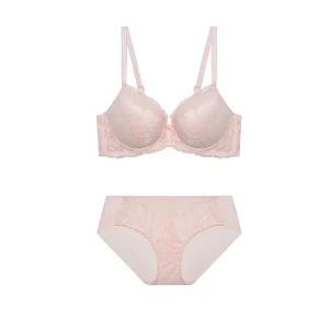 [하프클럽/에블린]에블린 헴팬티세트 로맨티크_투톤 노와이어(엘핑크) LIGHT PINK EBBRFA325H