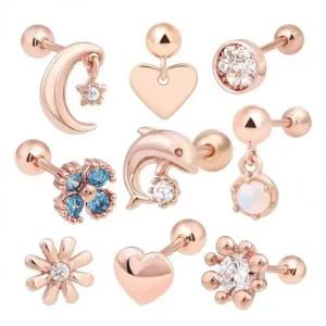 [콩심팥심]큐빅 벙어리장갑 커플장갑 여자장갑 털장갑 로즈골드