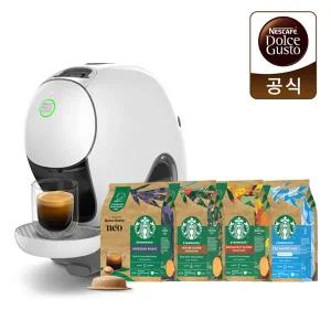 [돌체구스토] 네오 카페 커피머신 화이트+스타벅스 네오 커피캡슐(12입) 3박스