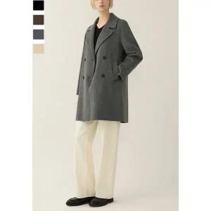 [리스트](광주신세계) 울 더블 핸드메이드 하프 코트