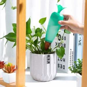 식물쑥쑥 당근모양 화분 자동급수기 화초 꽃 물주기