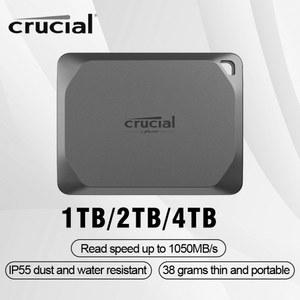 CRUCIAL X9 휴대용 읽기 1TB SSD 쓰기 2TB 방수 방진 MB 4TB PC 1050 최대 MAC