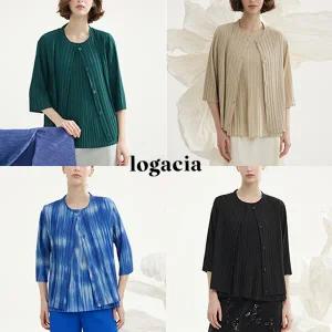 로가시아 25SS 플리츠 자켓 나시 2종 세트 