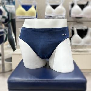 [AK플라자] [휠라언더웨어] FI4BFG3605M 폴리스판 투톤 로고 남성 삼각팬티 택1