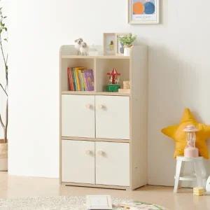 [텐스페이스]E0 모듈 3단 4도어 책장 600 ITG326R(착불)