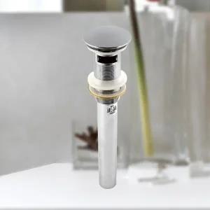 HLBATH 유리볼전용 자동폽업 탑볼 세면대 오버폽업 물마개70x294