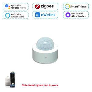 Zigbee PIR 모션 센서 인체 운동 무선 적외선 감지기 스마트 홈 보안 Alexa Google Ewelink와 함께 작동