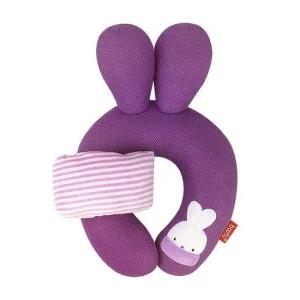 부토 에어매쉬 목베개 보조 쿠션 퍼플 캐릭터 상품