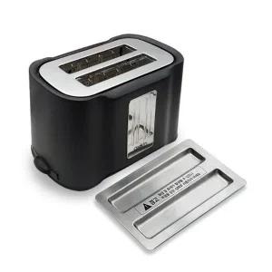 MZ키친플라워 토스터기 식빵 굽기 팝업 토스트기 블랙