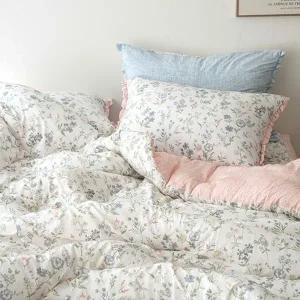 가든차렵이불 퀸세트 핑크