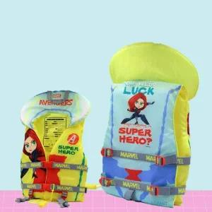 어린이 워터파크 물놀이 비상호루라기 구명조끼 마블