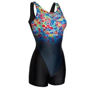 랠리 2025 여자 아쿠아로빅 반전신 3부 수영복 H13141