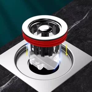 양문형 하수구트랩 욕실 냄새제거 덮개 캡