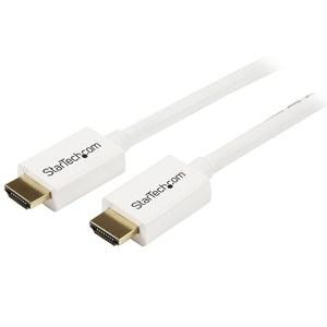 StarTech.com 3m / 10피트 CL3 정격 HDMI 케이블(이더넷 ) - 벽 내 울트라 HD 케이블 4K 30Hz UHD 고속 10.2Gbps 1.4 비디오/디스플레이 30AWG, 흰색(HD3MM3MW)