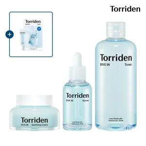 [단독] [SET] 토리든 다이브인 세럼 50ml+크림 80ml+수딩크림 100ml (+다이브인 마스크 1매+세럼 20ml)