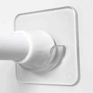 접착 후크 커튼봉고리 커튼봉 압축 봉 투명 걸이 벽행거 커튼봉고정 압축봉 커튼봉설치 커튼봉고리