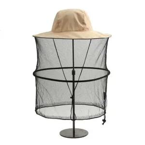 해충방지 모기장 방충모자(크림) 낚시 벌초모자 방충모자 모기장모자 낚시모자 여름모자 l